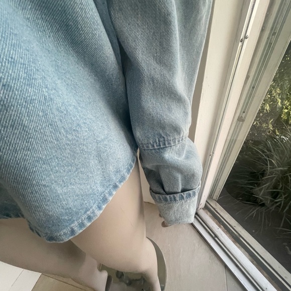 ASOS Denim Lightwash Top US Size 14/ UK 18 NWT - Picture 8 of 13